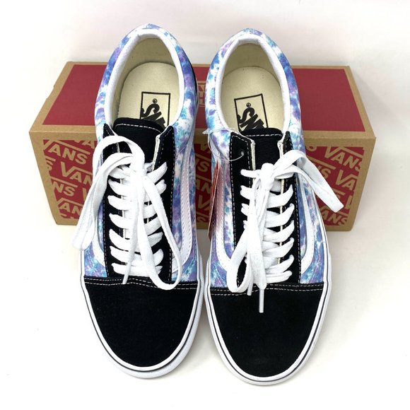 Vans Old Skool Low Top mens Size Blue Black Tie Dye Skateboarding VN0A5AO96GF - Picture 5 of 12